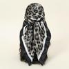 Leopard Print Silk Scarf Wrap For Designer Luxury  Kerchief Neck HeadHair Scarves Bandana Handkerchief Headscarf 90X90Cm