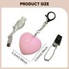 Handbag Touch Light, Lightweight Heart Shaped Mini Night Lamp Purse Light for Nursery, Bedroom