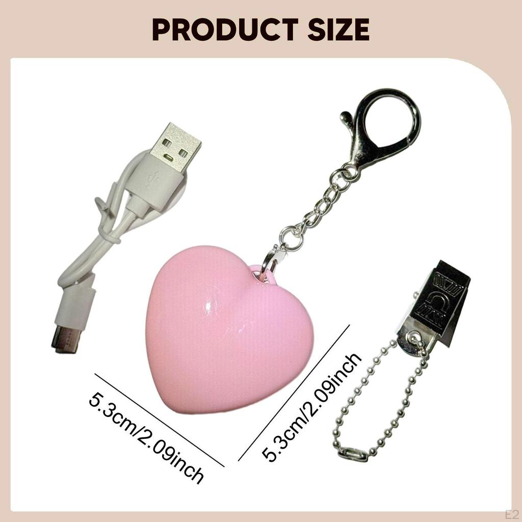 Handbag Touch Light, Lightweight Heart Shaped Mini Night Lamp Purse Light for Nursery, Bedroom