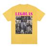 Legolas Vintage Collage Graphic T-shirt Women Clothing High Quality Streetwear T Shirt Tops Loose Cotton T-shirts