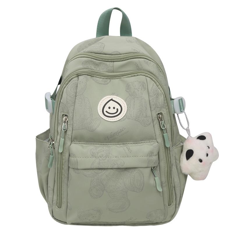 School bag for girls, high school students, large-capacity high school burden reduction backpack for primary school students, high-value lightweight