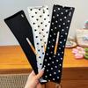 Korean Style Ribbon Metal Logo Twisty Hair Bun Maker Clip for Women