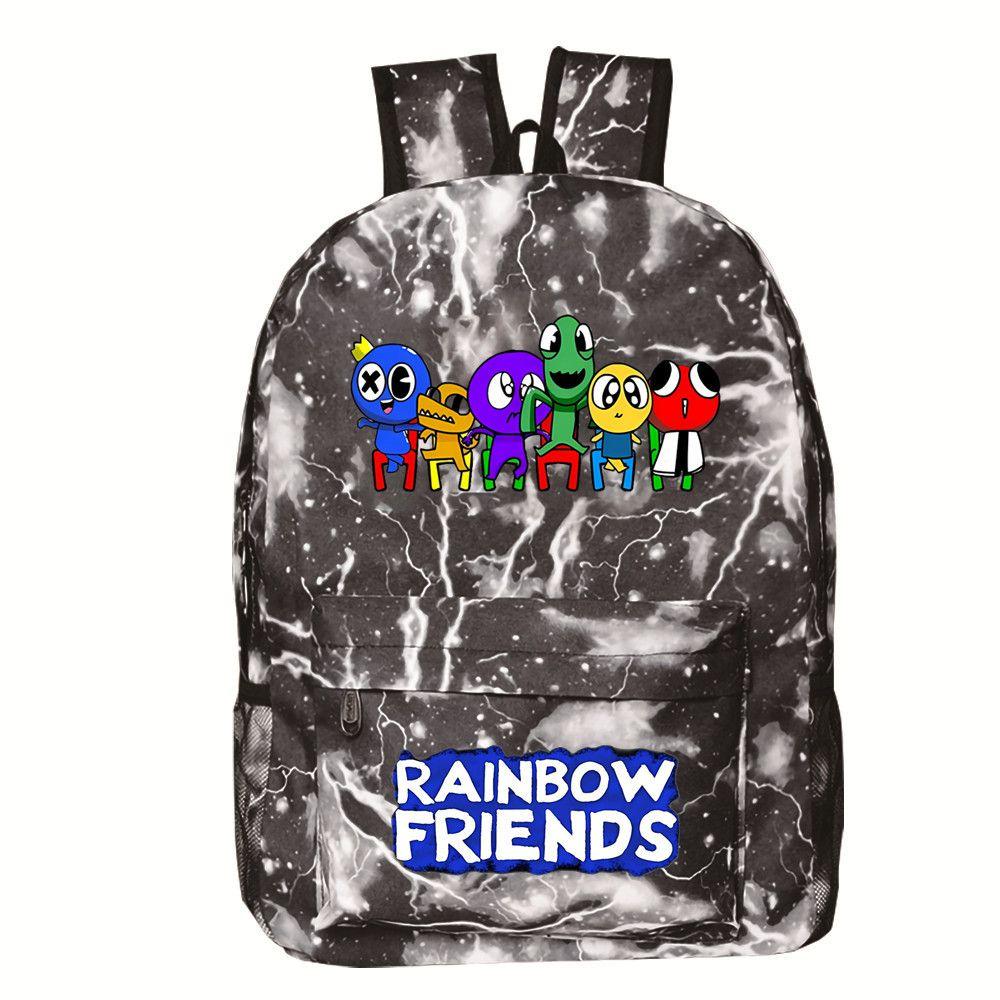 Roblox Rainbow Friends Large Capacity Student Backpack Bag Book