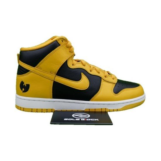 Nike Dunk High Wu-Tang Black Yellow Men's Shoes HJ4320-001