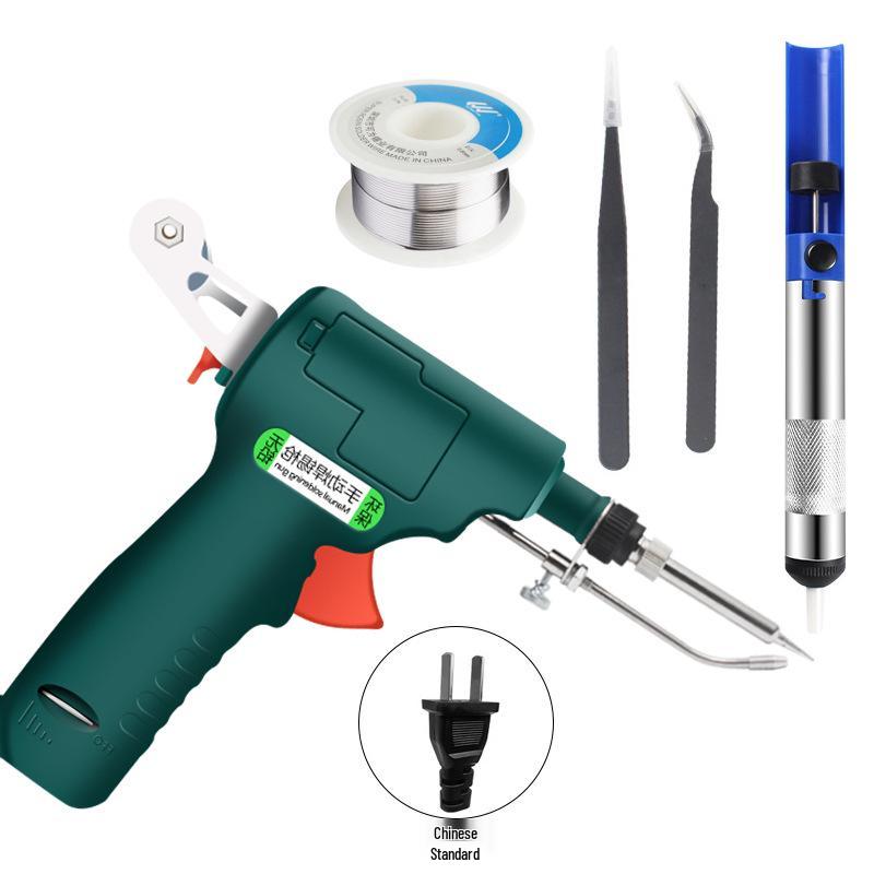 Grenzüberschreitendes Handheld-Elektrolötkolben-Set mit interner und externer Heizung, manueller Lötzinnzufuhr, 60W/80W.
