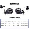 Mavllos Decrk Saltwater Fishing Baitcasting Reel with Single 15kg Drag Waterproof Handle, Force, 6.41 Ratio, (Right-Handed)