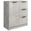 VidaXL Buffet Gris béton 60x30x70 cm Bois d'ingénierie 811083