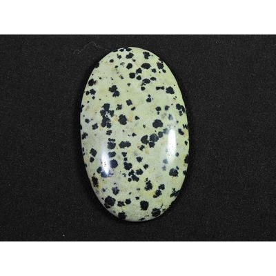27X45MM Natural Dalmation Oval Round Gemstone Crystal Loose Cabochon 63Cts SK-2917