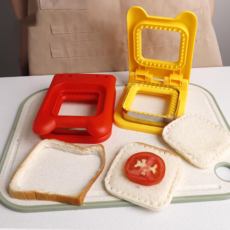 Sandwich Cutter And Sealer Stainless Steel Sandwich Cutting Maker DIY Bread Caking Baking Mold Cookie Cutter Kitchen Baking Tool