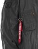 Winter Jacket Alpha Industries MA-1 LW Hood Reflective (116107) Black