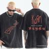 Washed Vintage T-Shirt Rock Band Korn Follow The Leader T Sh