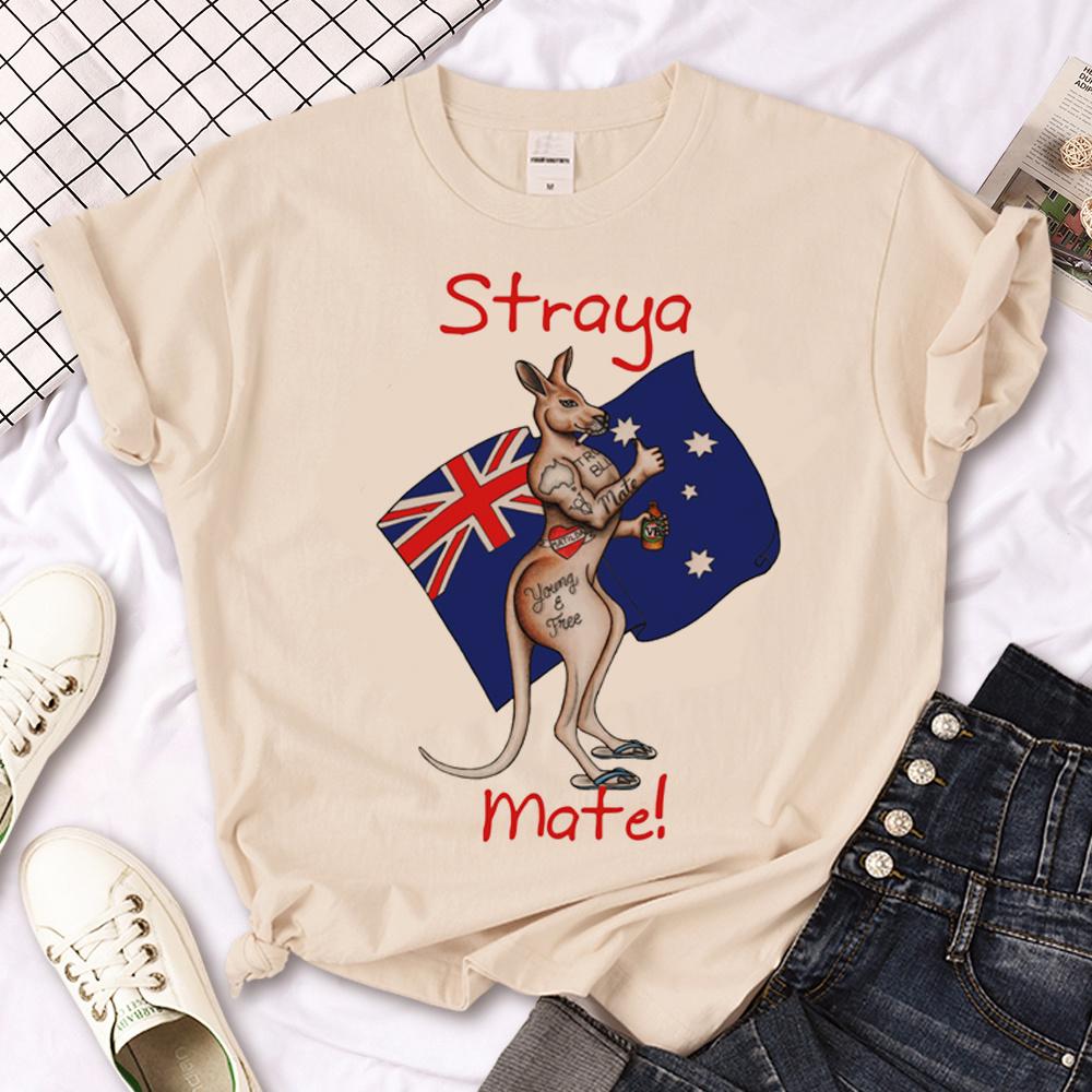 Australia Aussie póló női harajuku tervező utcai póló női manga harajuku grafikus ruházat