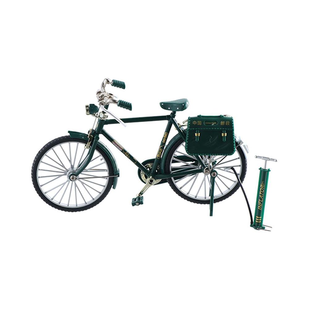Figurine Bicycle Ornament Mountain Bike Retro Bicycle Retro Bicycle Model Vintage Bicycle Model Simulation Bicycle зелёный