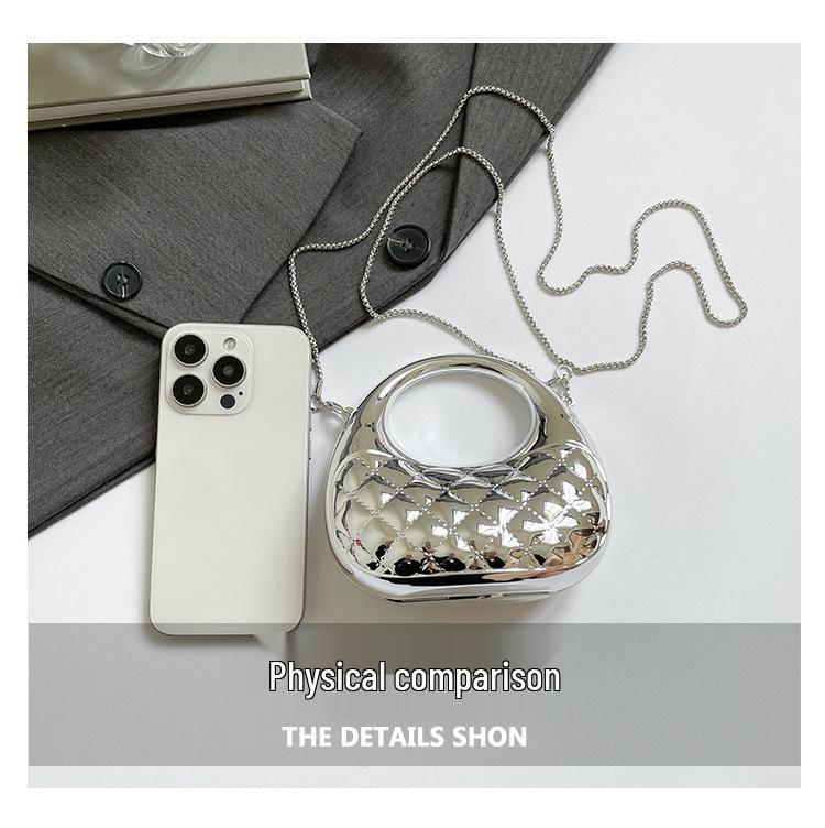 High-End Mini Crescent Acrylic Bag - Niche Fashion Lipstick Coin Purse Crossbody