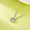 Silver Tone Star of David Crystal Pendant Necklace for Women, Dainty Sparkling Jewish Symbol Jewelry