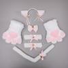 Cute Kitten Cosplay Set: Cat Ears Headband, Paw Gloves & Tail Accessory