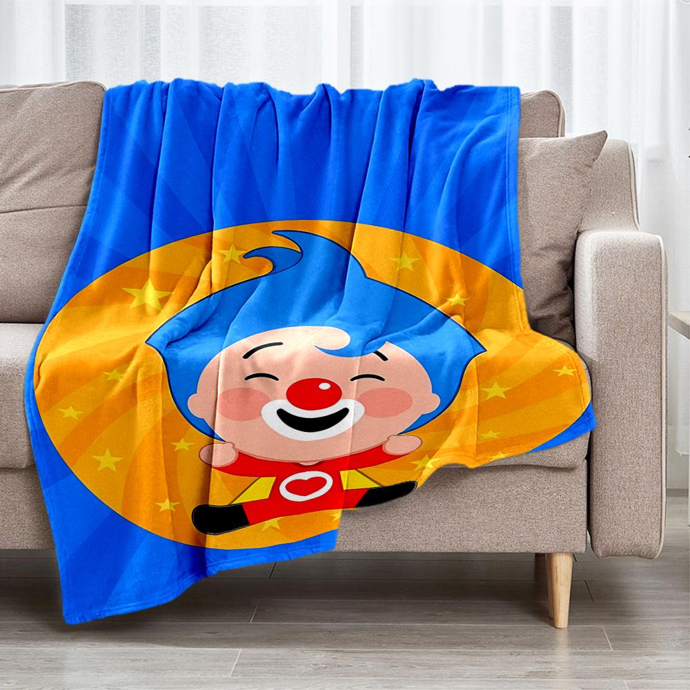 Plim Plim Theme Printed Blanket - Perfect for Couch, Bed, Travel & Outdoor Use | Machine Washable, Cozy & Durable.