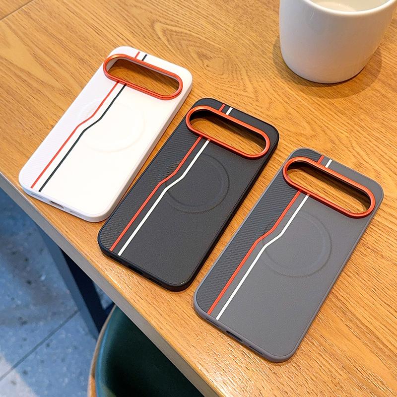 For Google Pixel 10 Pro XL Case Luxury Hard PU Magnetic Wireless Charging Protective Back Cover Case For Pixel 10 10Pro XL Shell