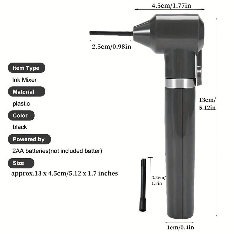 Tattoo Pigment Makeup Electric Ink Mixer With 5pcs Mixing Sticks Set Eyebrow Color Supply Tool Convenient Agitator Machine