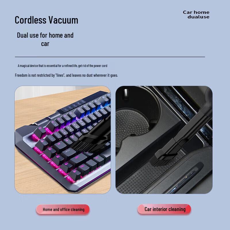 BIAZE Cordless Computer Duster & Vacuum Cleaner