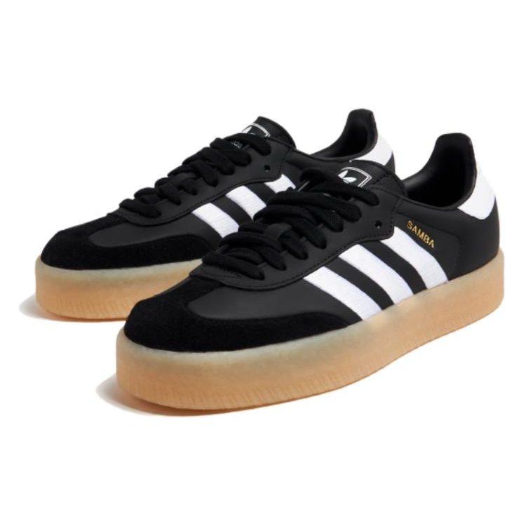 Sambae Wmns Adidas Originals 'Black White Gum' Women's ID0436