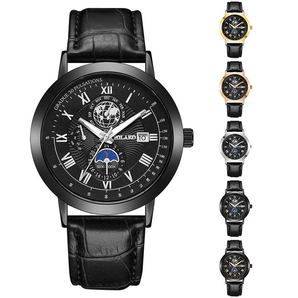 Men's Waterproof Luminous Running Alarm Clock Watch