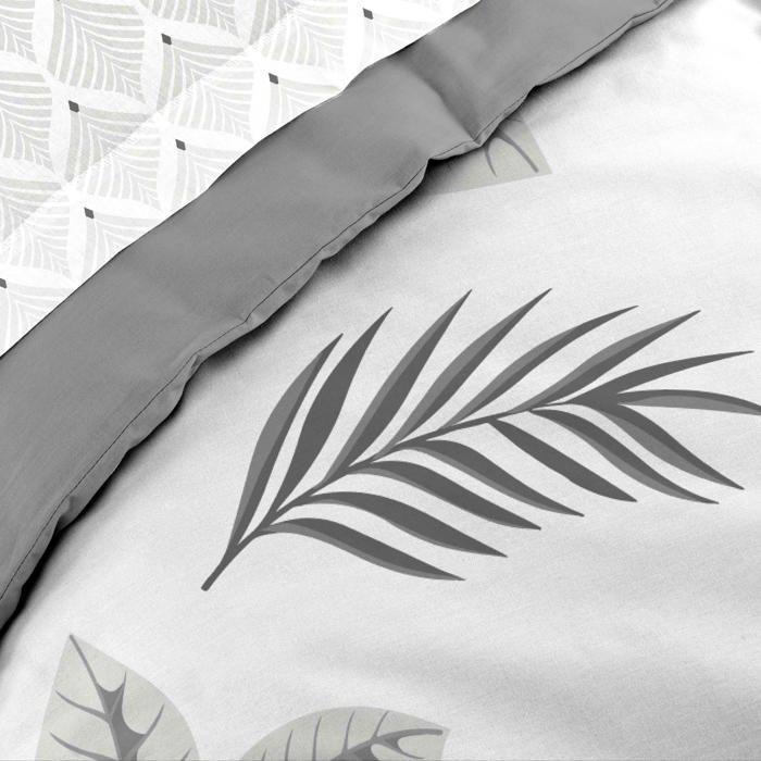 Housse de couette 6 pièces - EDEN - Olivia - Coton 100% - 240x220 cm - Motif floral