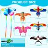 Mini Fishing Rod Kite For Kids Vivid Butterfly Swallow Parrot Easy To Fly Family In Spring Outdoor Fun Sports Toys Kites