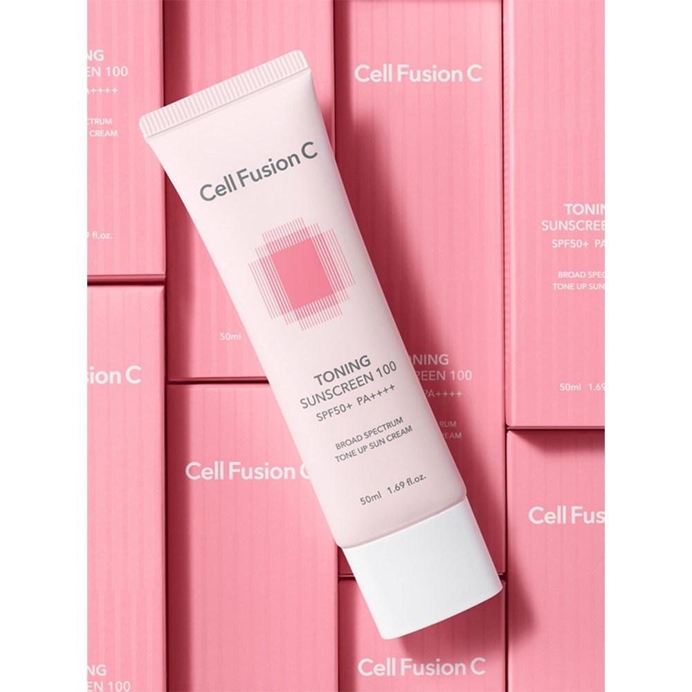 Cellfusion C Toning Sunscreen 100 SPF50+ PA++++, 50ml, 2 Units