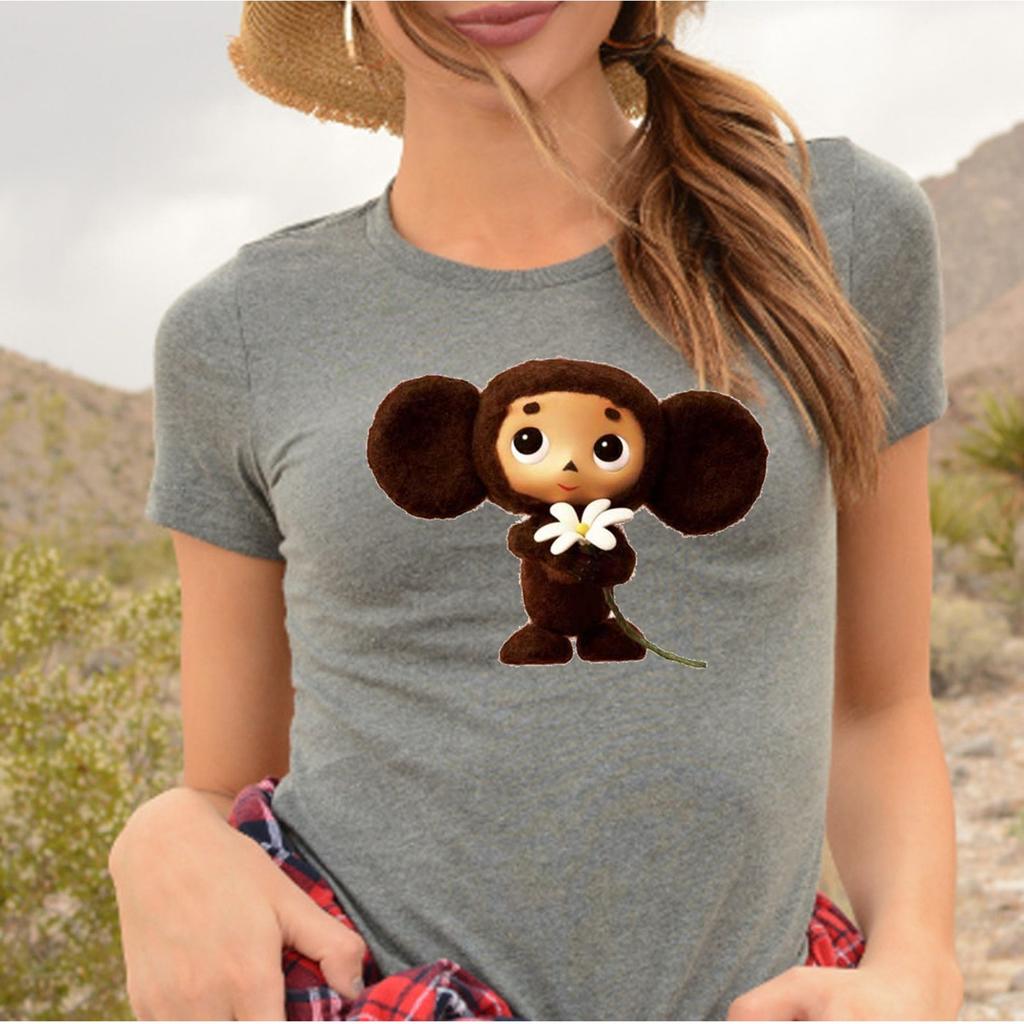 Cheburashka Tee Shirt, Cheburashka Birthday Gift, Soviet Russian Cartoon Studio Soyuzmultfilm Gena the Crocodile T Shirt, Topple Tee Shirt
