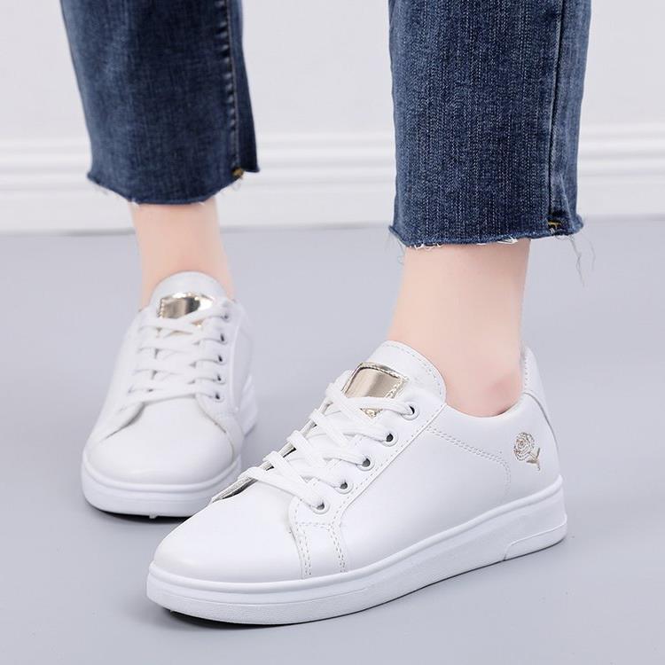 Spring Shoes 22 New Sub-spring Board Shoes Student Casual Spring and Autumn Flat-bottomed Lace-up Single Shoes