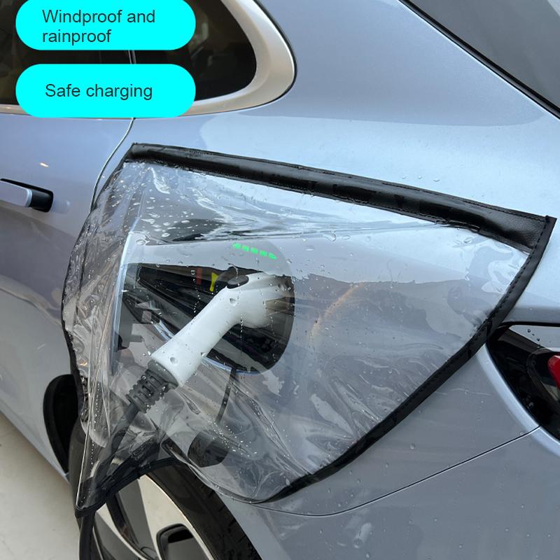 Auto Neue Energie Lade Port Regen Abdeckung Regendicht Staubdicht EV Ladegerät Pistolen Schutz Elektrische Für VOYAH KOSTENLOSER MG 4 ZEEKR BYD VW