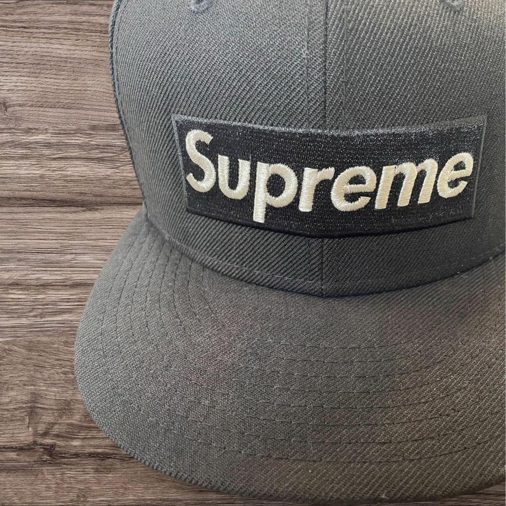 Used supreme cap black 20ss