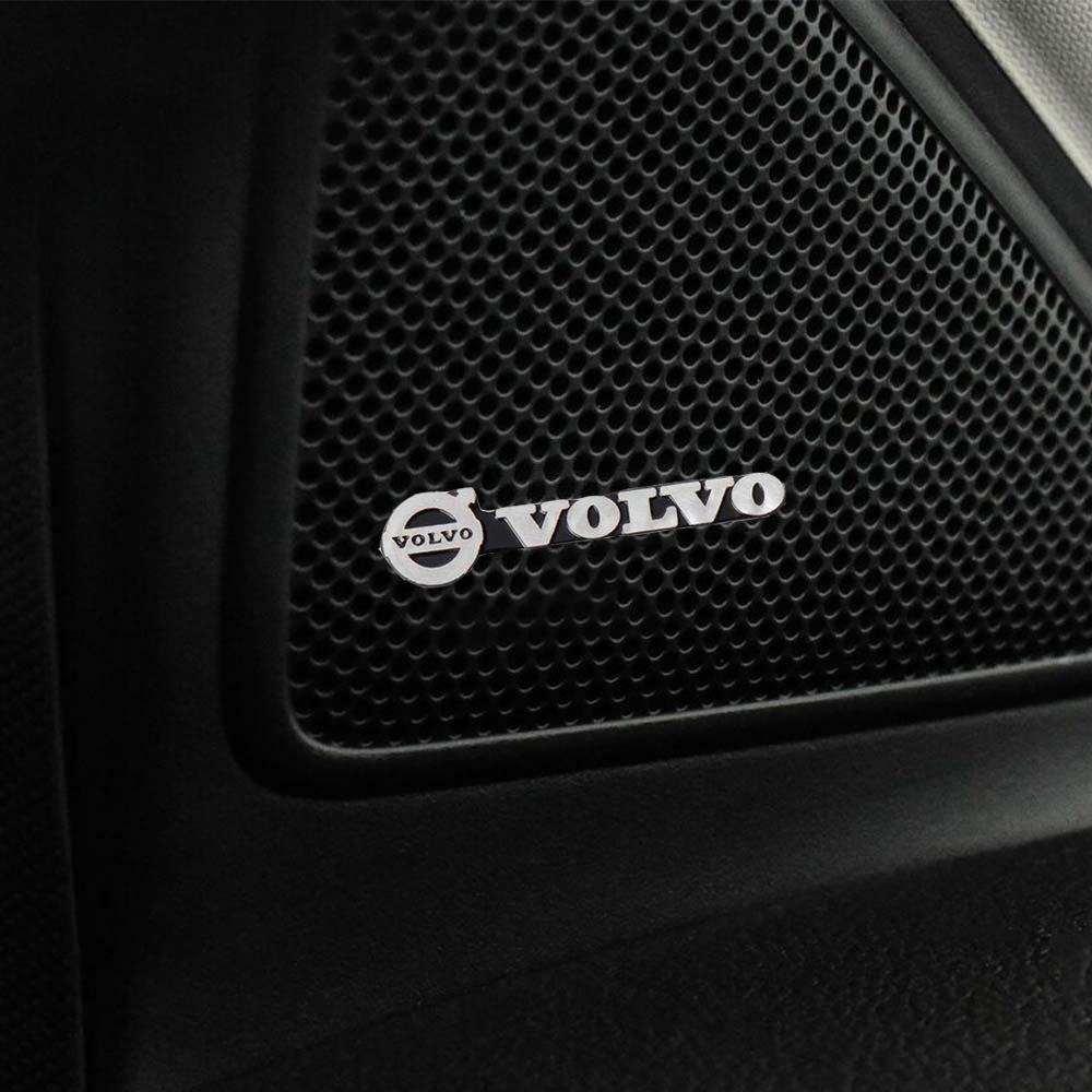 2/4 Stück Aluminium-Emblem Auto-Audio-Dekoration Aufkleber Zubehör Für Volvo S40 S80L S60 S90 XC40 XC60 XC90 V40 V60 V90 C30 V70 C40