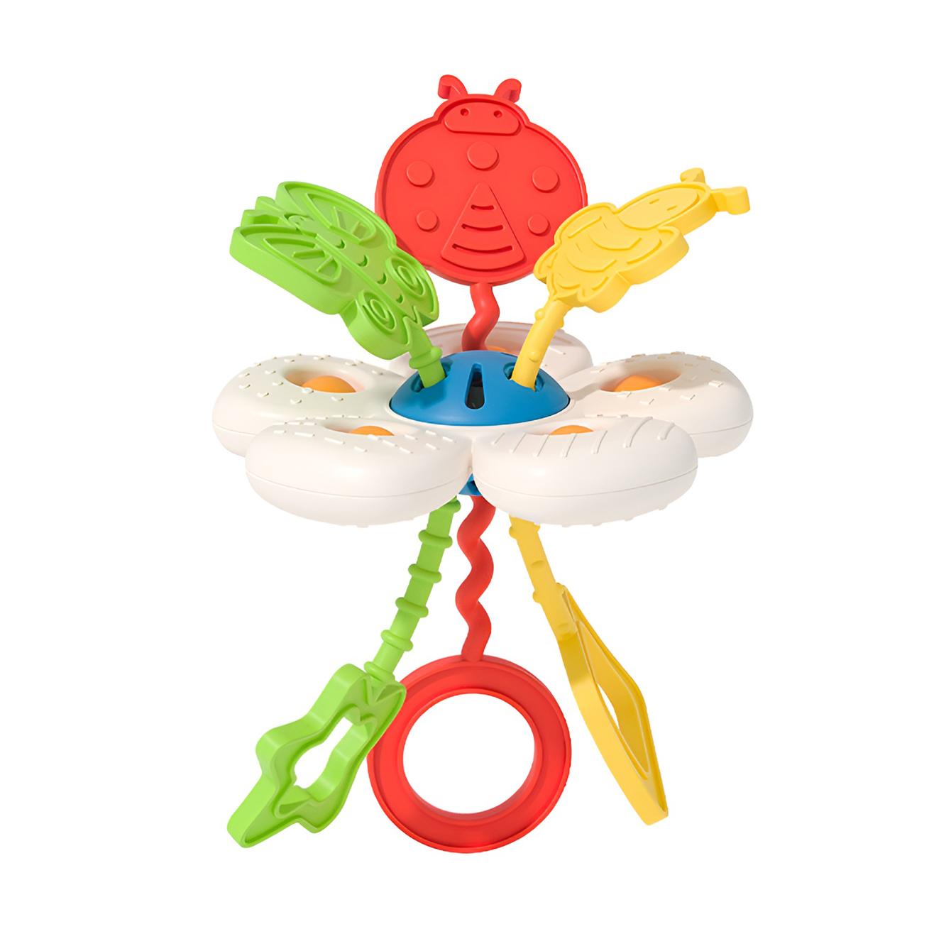 

Baby toy Rattle table flowers cheer cheer early childhood education interactive bite
