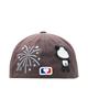THEMUSEUMVISITOR Panda Embroidery Cap (Brown)