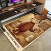 1PC Curious George Cookie Non-Slip Floor Carpet Compatible for Office&Living Room&Bedroom&Dining room -  Soft & Pattern-G0384