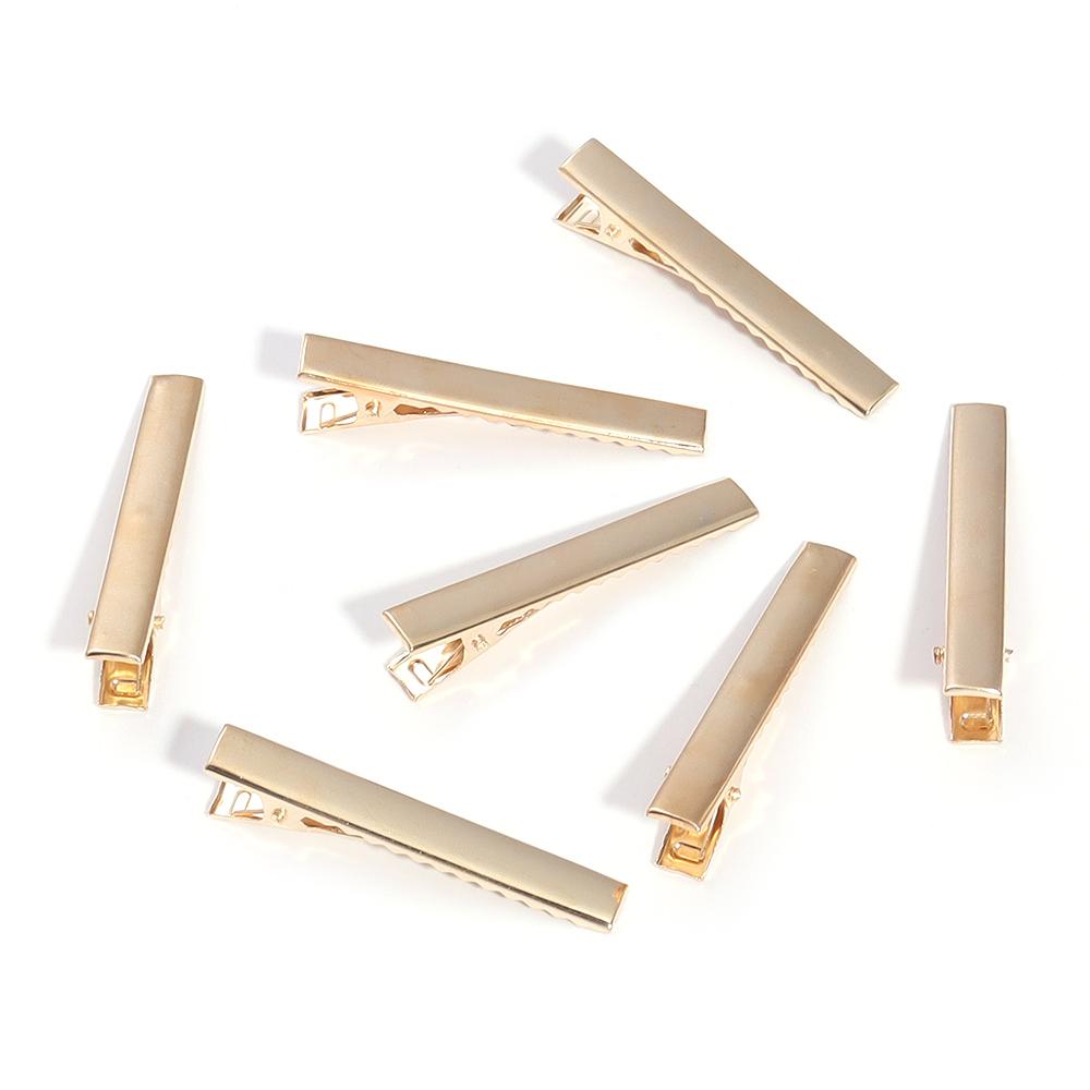 20-50pcs/lot High Quality Metal Alligator Hair Clips For Jewelry Making Hairpins Base DIY Barrette Hair Styling Tool Accessories