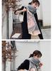 Women's Imitation Cashmere Scarf: Versatile Autumn/Winter Warm Double-Sided Wool Snood and High-End Dual-Use Shawl