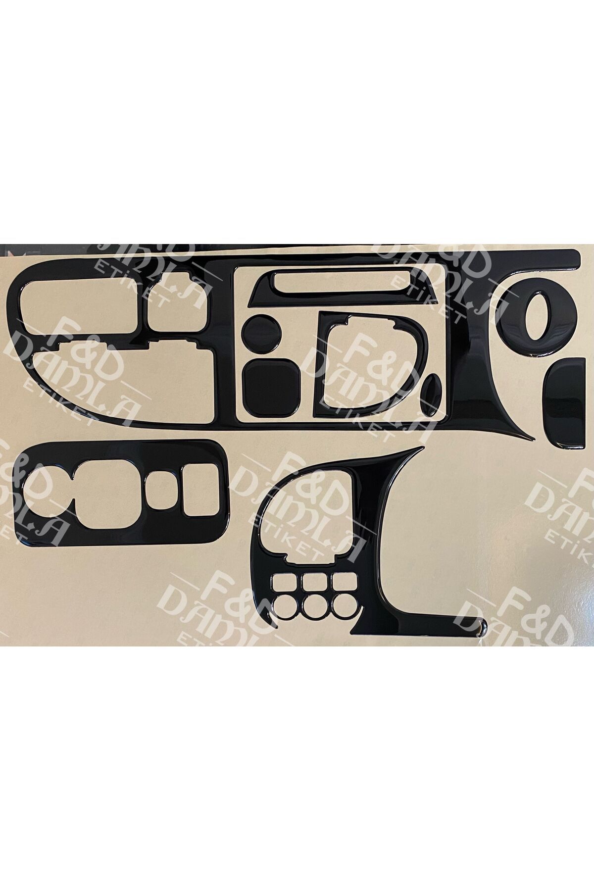 

Ford Transit 1997 - 1999 Torpido, Konsol, Trim, Göğüs Maun Kaplama Siyah Renk