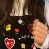 Retro Vintage Heart Necklace for Women Sweet Cool Style Geometric Pendant Lockbone Chain Quality Neck Chain Alloy Material