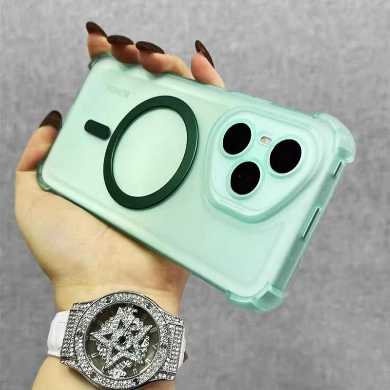 For Redmi 15C Airbag Shockproof Magnetic Wireless Charging Case For Xiaomi Redmi Note 15 Pro Plus Pro+ 15C 4G 5G Magsafe Cover