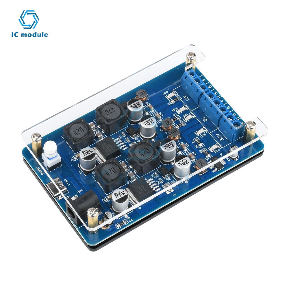 DC-DC 5V 2A to 3.3V/4.5-25V Output Adjustable Boost And Buck Module  XL6019 Power Module Type C