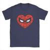 Spider-Man Heart T Shirts for Men 100% Cotton Awesome T-Shirts Crew Neck Tee Shirt Short Sleeve Tops Gift Idea