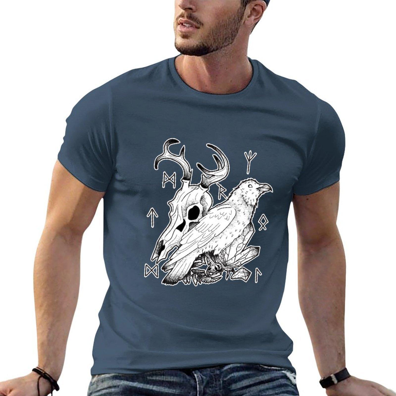 Kvitravn Tshirt Cotton Tshirt 100 Unisex Graphic T Shirt Cotton T Shirts High Quality Tshirt S