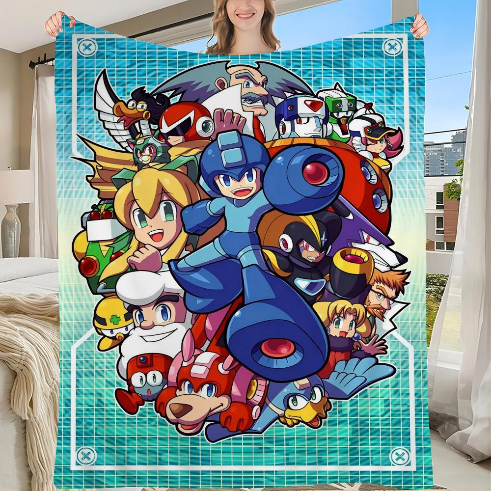 Rockman Megaman Game Hanging Bohemian Tapestry for Living Room Home Dorm Decor Japanese Tapestry