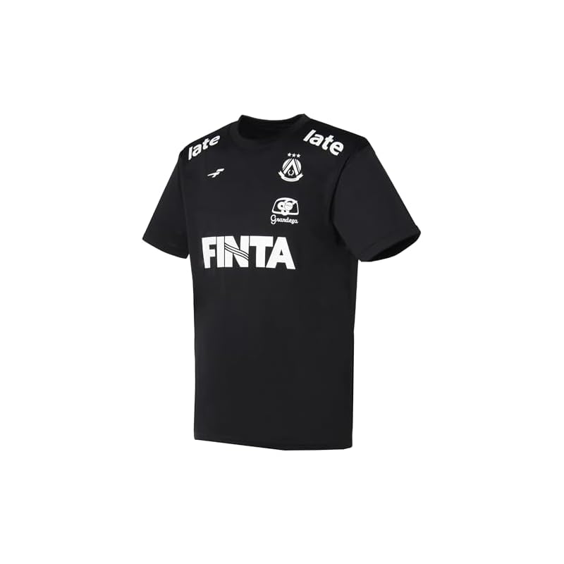 [Finta] Men's Soccer Short-Sleeve Practice Shirt FT4441 (0500) Black M