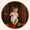 European Baby Resin Statue Figurine, Decoration, Sculpture Memorial for Living Room Porch TV