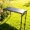 Portable Lightweight Tactical Hydraulic Table with Custom Lift-Folding and Infinitely Ejectable Legs for Outdoor Use
