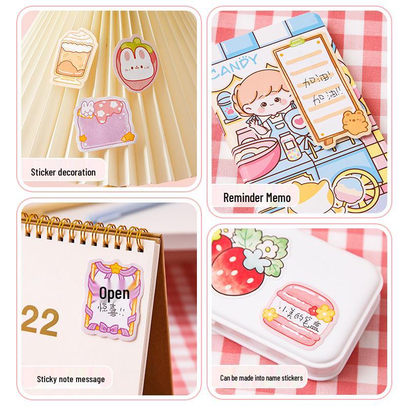 Irregular Shaped Cartoon Sticky Notes Memo Pad